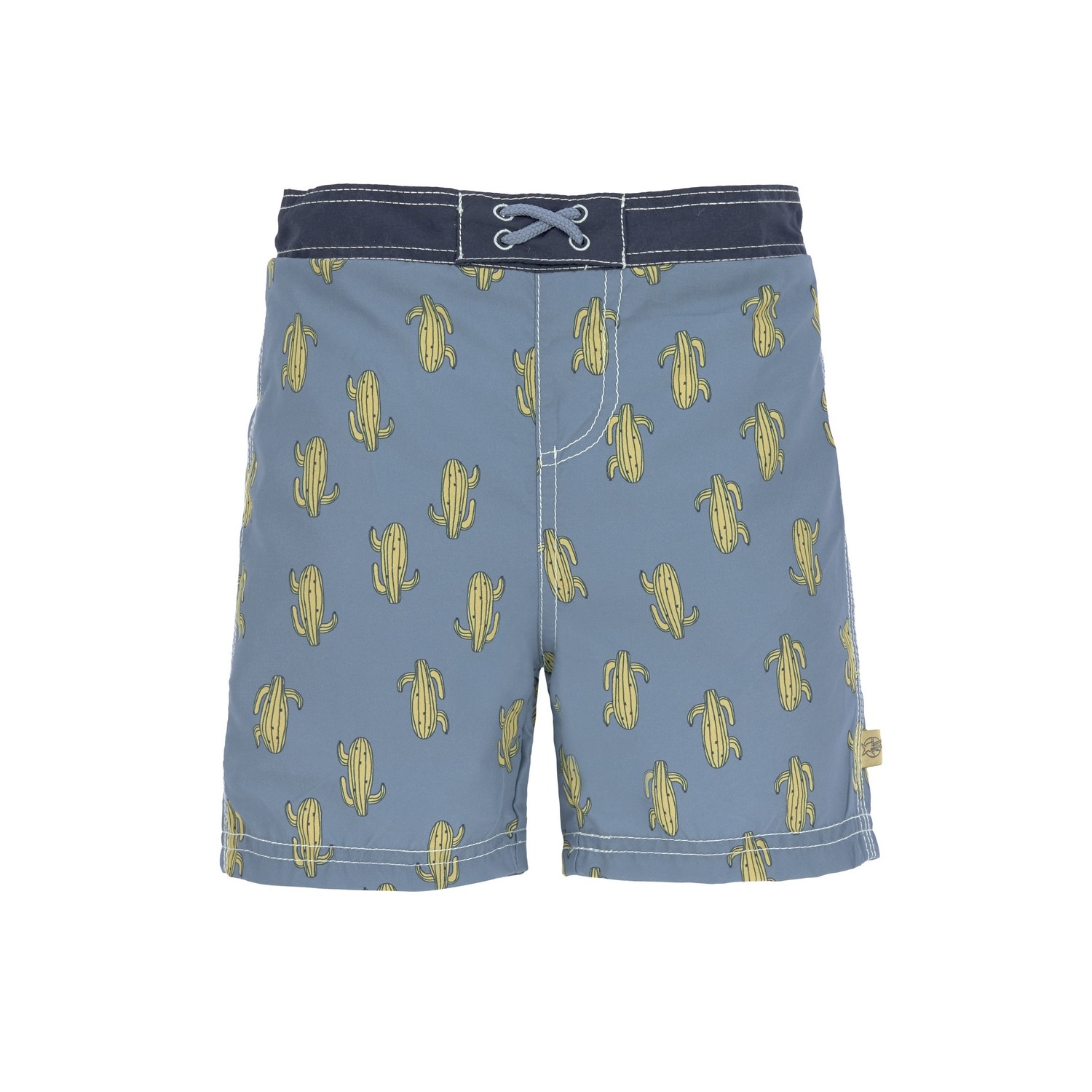 Lässig - Boys' UV swim shorts with nappy - Cactus - blue