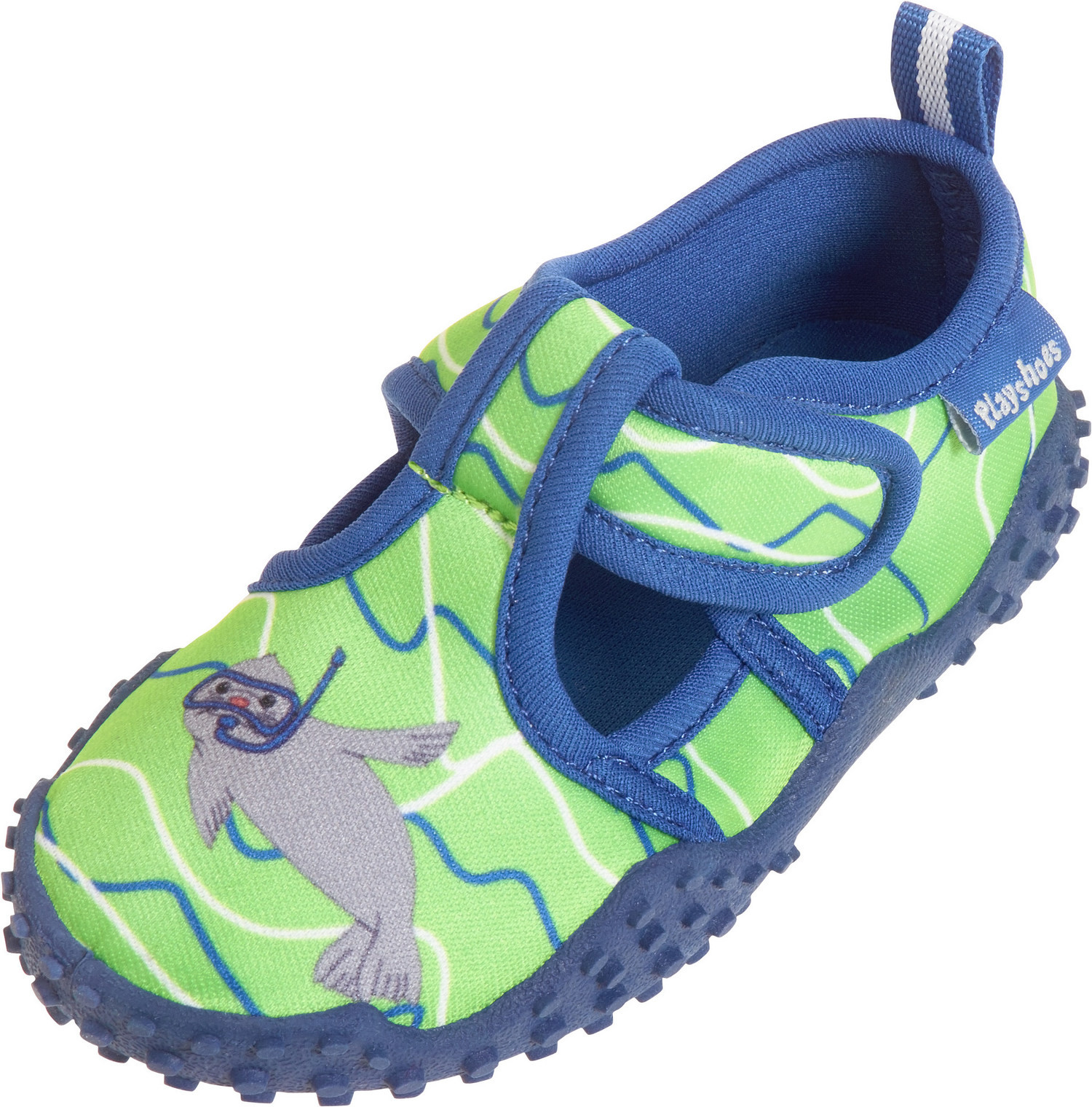 Playshoes - UV water shoes boys and girls - seal - blue/green