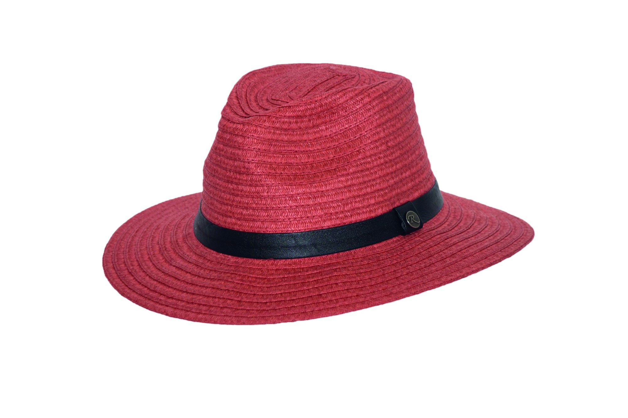 Rigon - UV fedora hat for women - Masala red